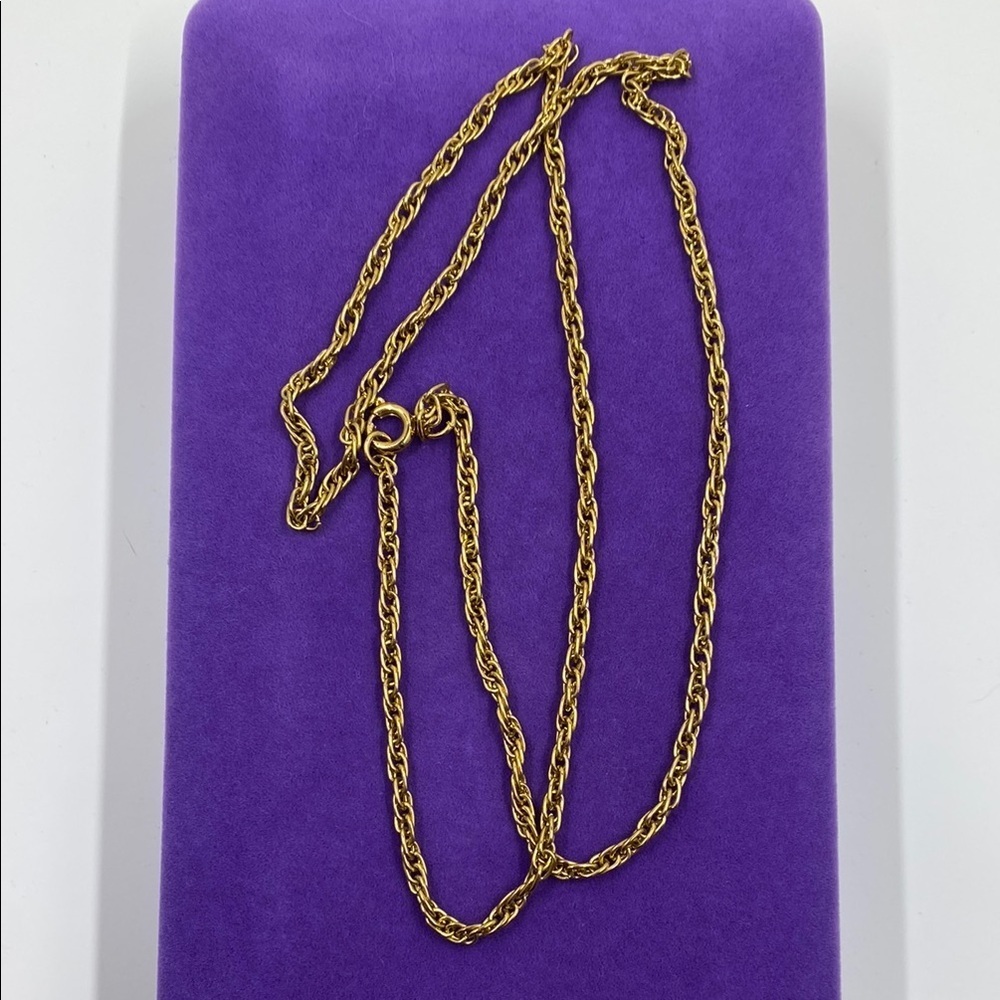 💛 Vintage Gold Plated Chain Necklace